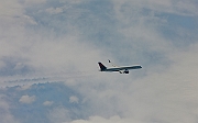 Boing Jet in Flight - Paris to Newark-2